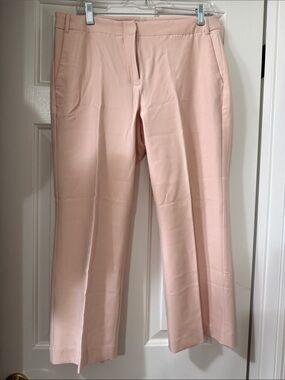 Bar III Light Pink/Peach Chino-Style Dress Pants - Cropped size 10